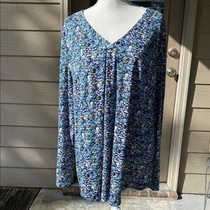 2/$15 NWT floral long sleeve blouse
